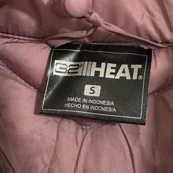 Pink Mauve Quilted outdoor vest size S #1394 - Picture 3 of 4